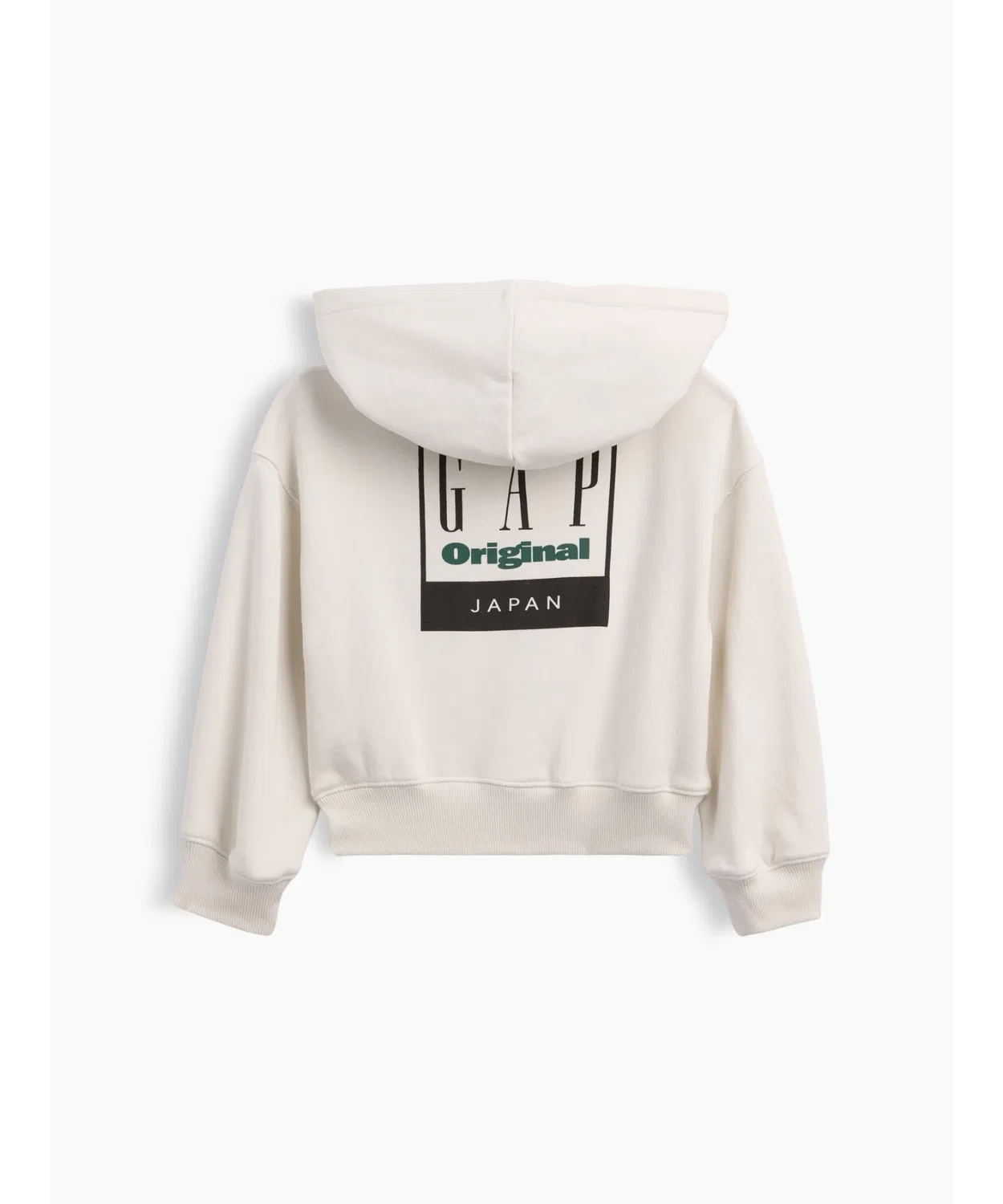 Детский свитшот с капюшоном, футер с начесом, модель Vintage Soft French Terry GAP Logo GAP, Ivory