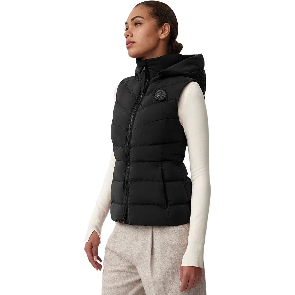 Женский жилет с двухсторонней растяжимостью Clair Canada Goose, черный