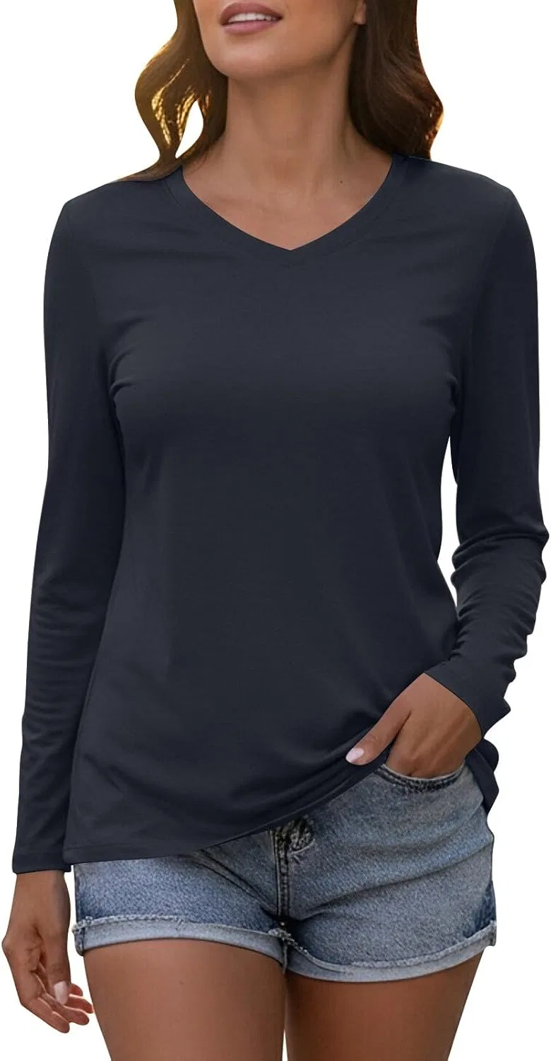 Женская футболка с длинным рукавом UPF 50+, Dark Gray