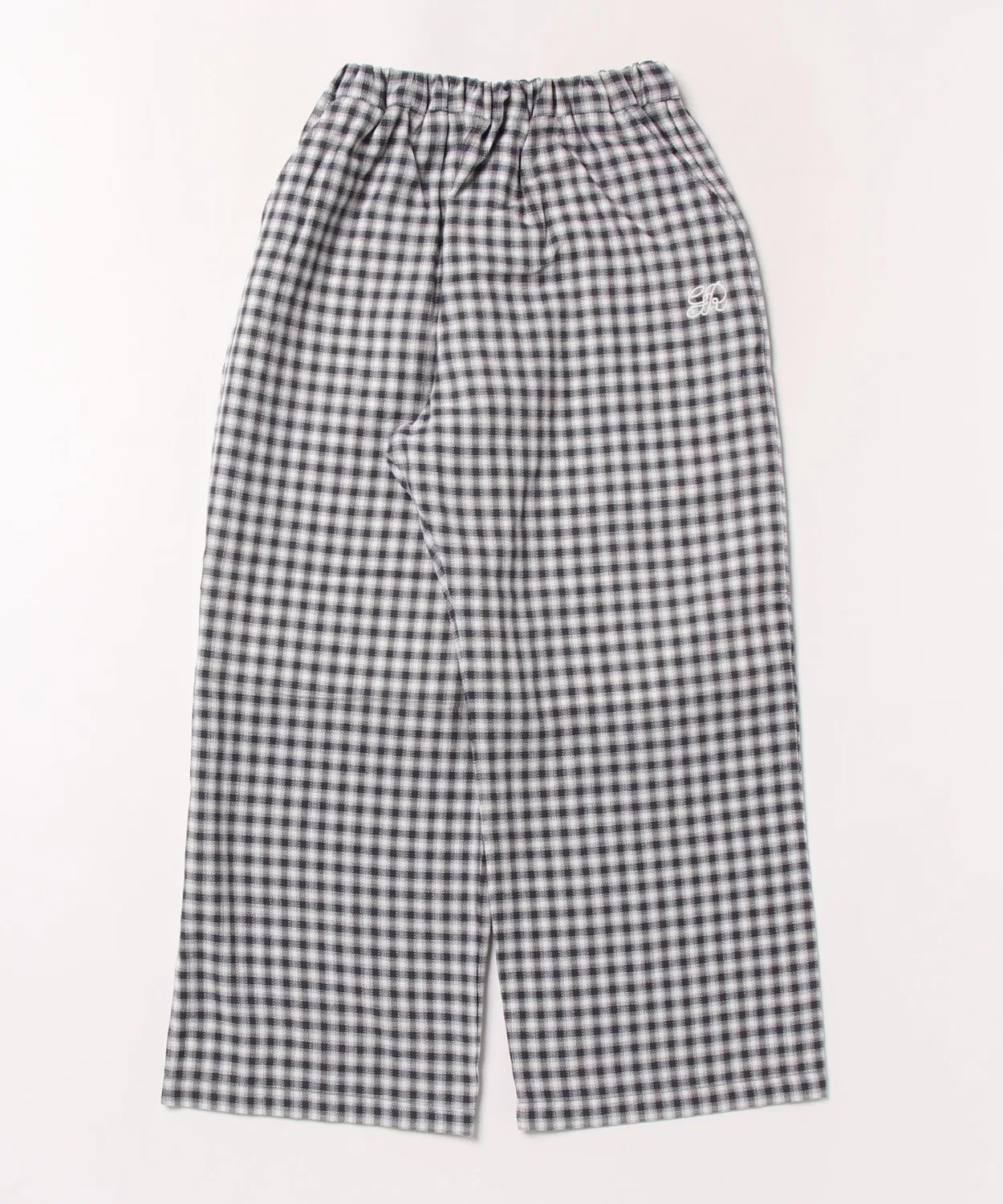 Детские джинсовые брюки с омбре-клеткой Cotton Dobby Ombre Plaid Pants GROOVY COLORS, Navy — фото 2