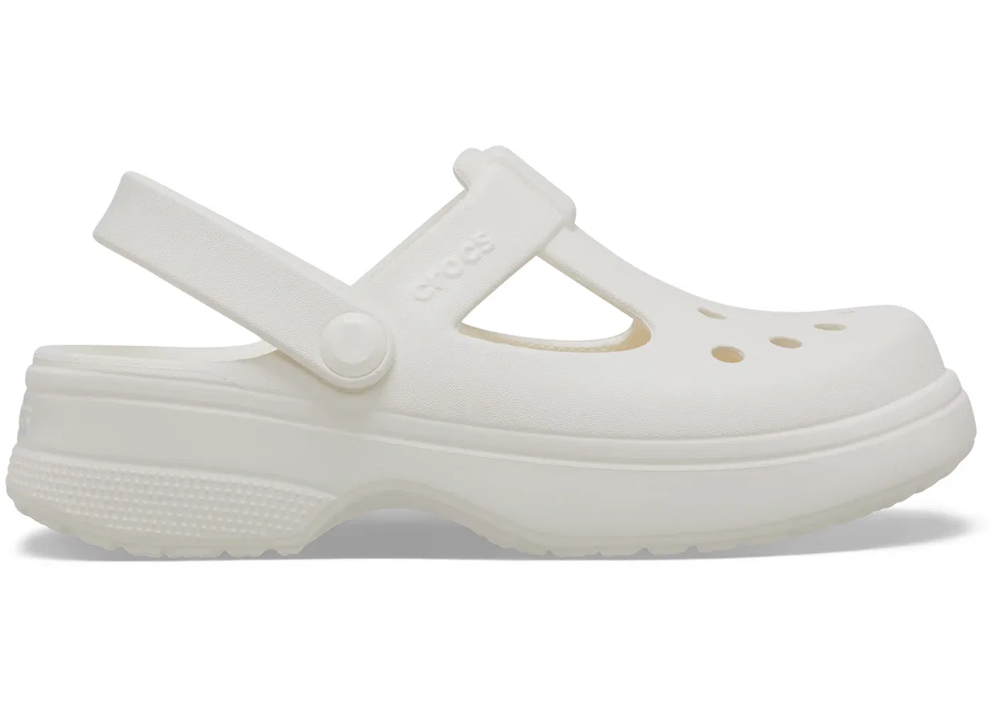 Детские клоги Crocs Classic Mary Jane Clog, Chalk