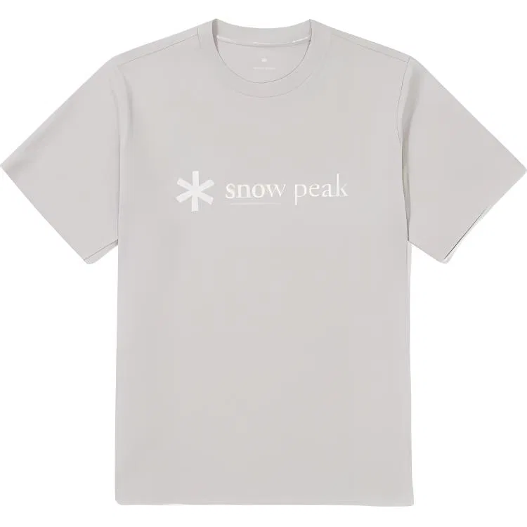Детская футболка унисекс с принтом Snow Peak, Light Gray