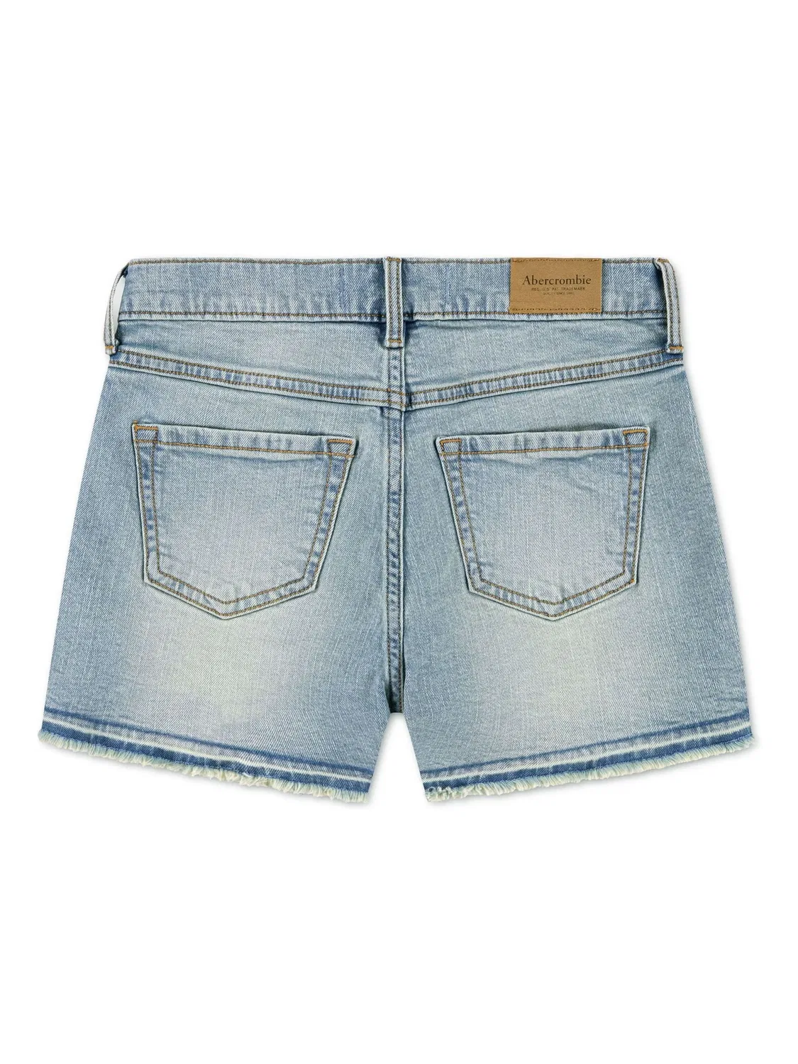 Шорты джинсовые, высокая посадка Abercrombie & Fitch, синий — фото 2