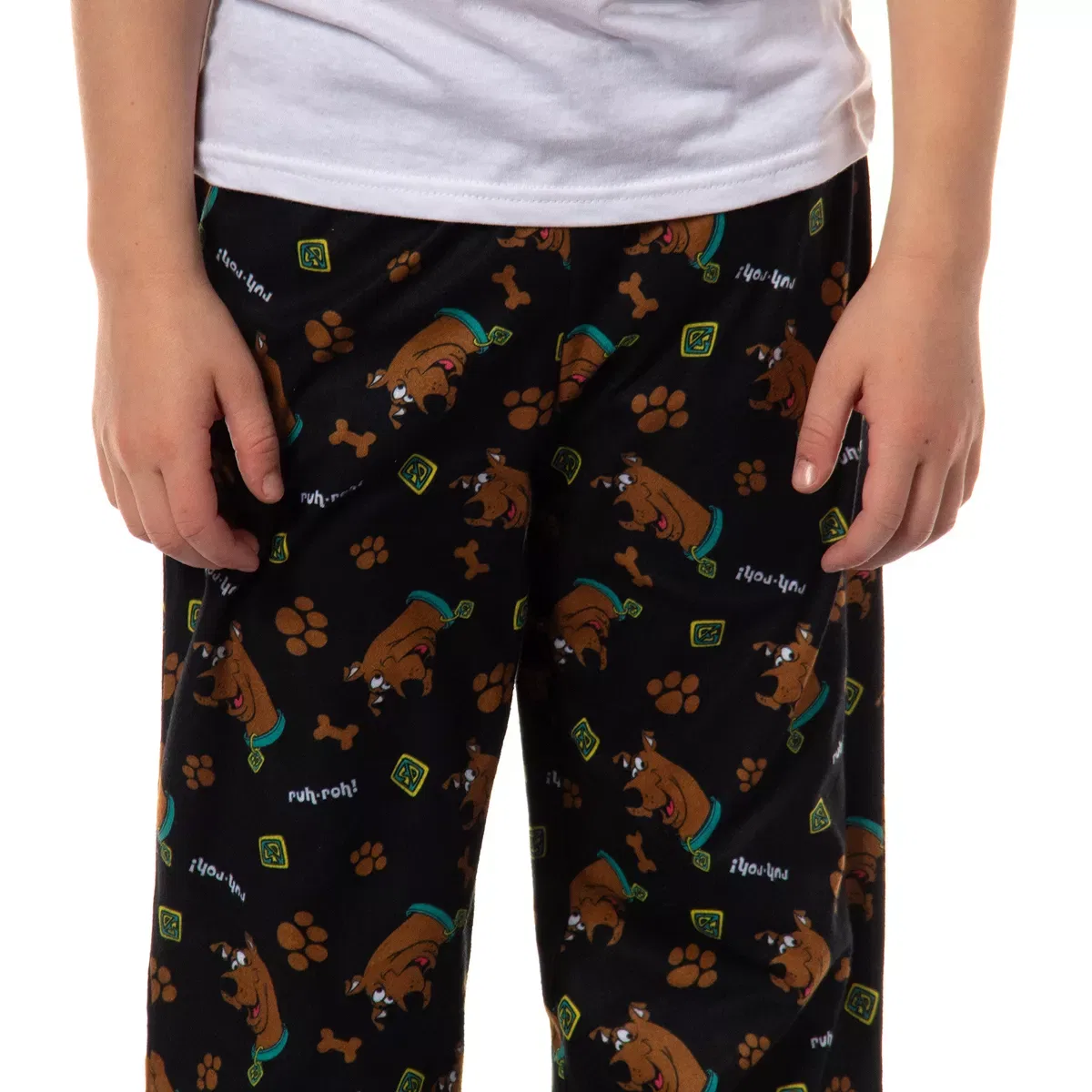 Детские пижамные штаны для мальчиков с принтом Scooby-Doo INTIMO, Black — фото 3