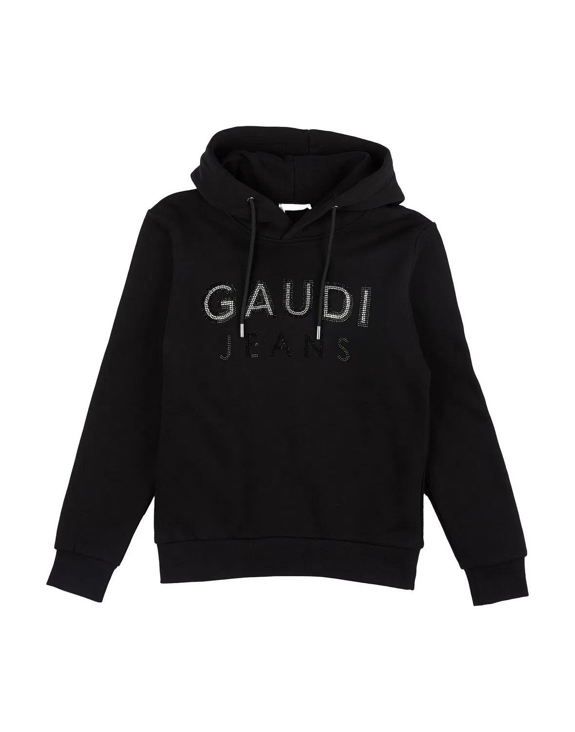 Детское худи для девочек с принтом GaudÌ, черный