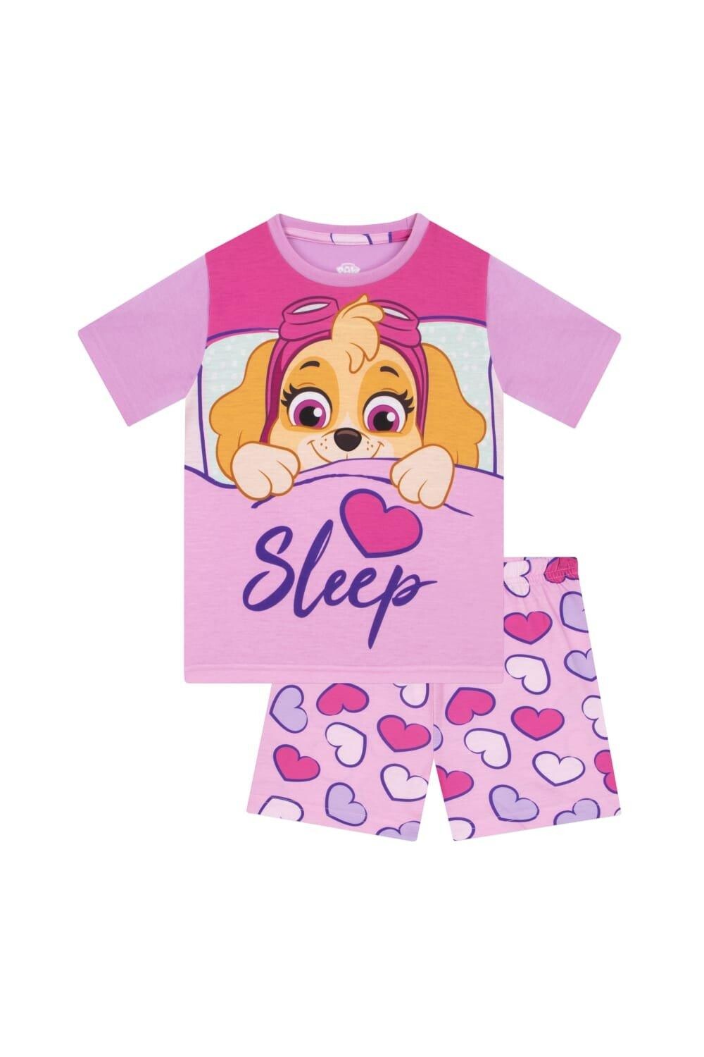 

Короткая пижама Skye Paw Patrol, розовый