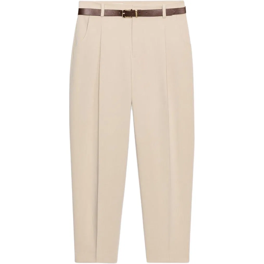 Женские брюки повседневные Light Camel ZARA