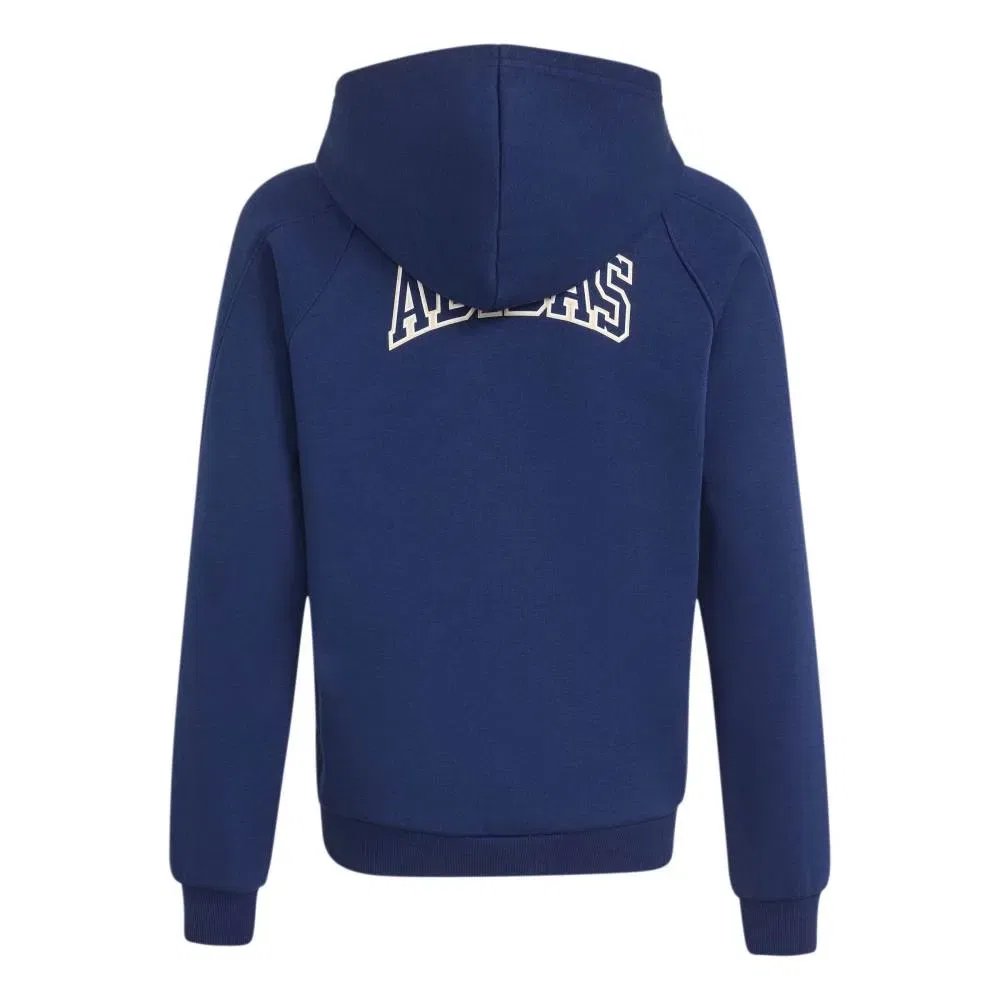 Детский свитшот с принтом Seasonals Collegiate Typography Adidas, Blue — фото 2