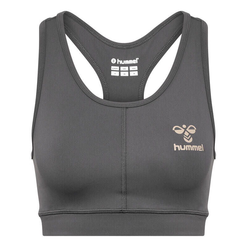 

Hmprint Bra женский спортивный бюстгальтер для тренировок HUMMEL, цвет grau