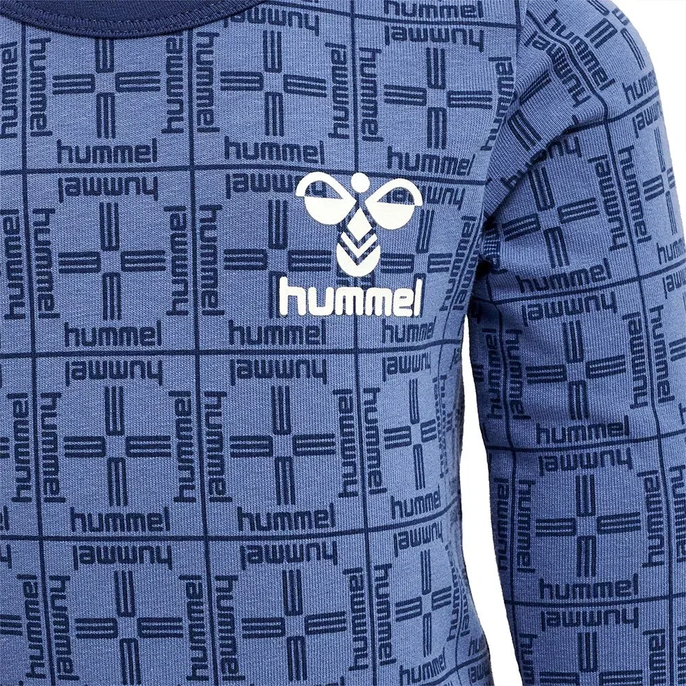 Боди с длинным рукавом Check Hummel, синий — фото 4