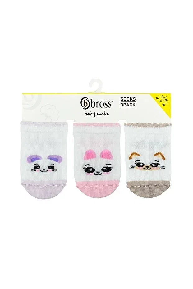 Детские носки для девочек с принтом Babette Socks Bross, Asorti — фото 2