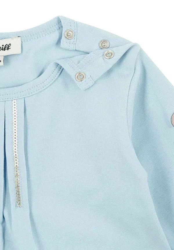 Блуза с пайетками и вышивкой Blouse Steiff, Cashmere Blue, синий — фото 3