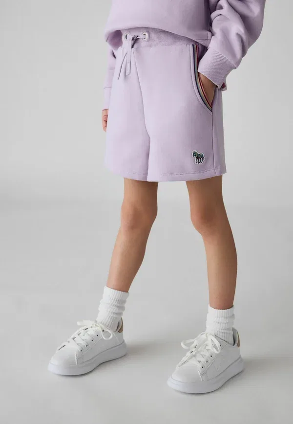 Комплект из свитшота и шорт, хлопок, Regular fit, Paul Smith Junior, сиреневый — фото 3