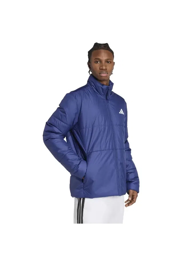 Куртка утепленная с логотипом Bsc Climawarm 3-Stripes Adidas, темно-синий — фото 4