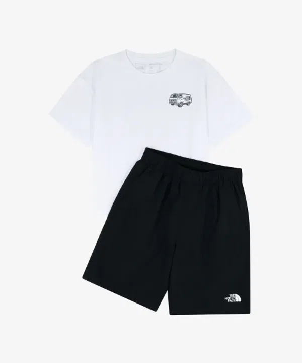Детская футболка Outland Crew, The North Face Kids, белый