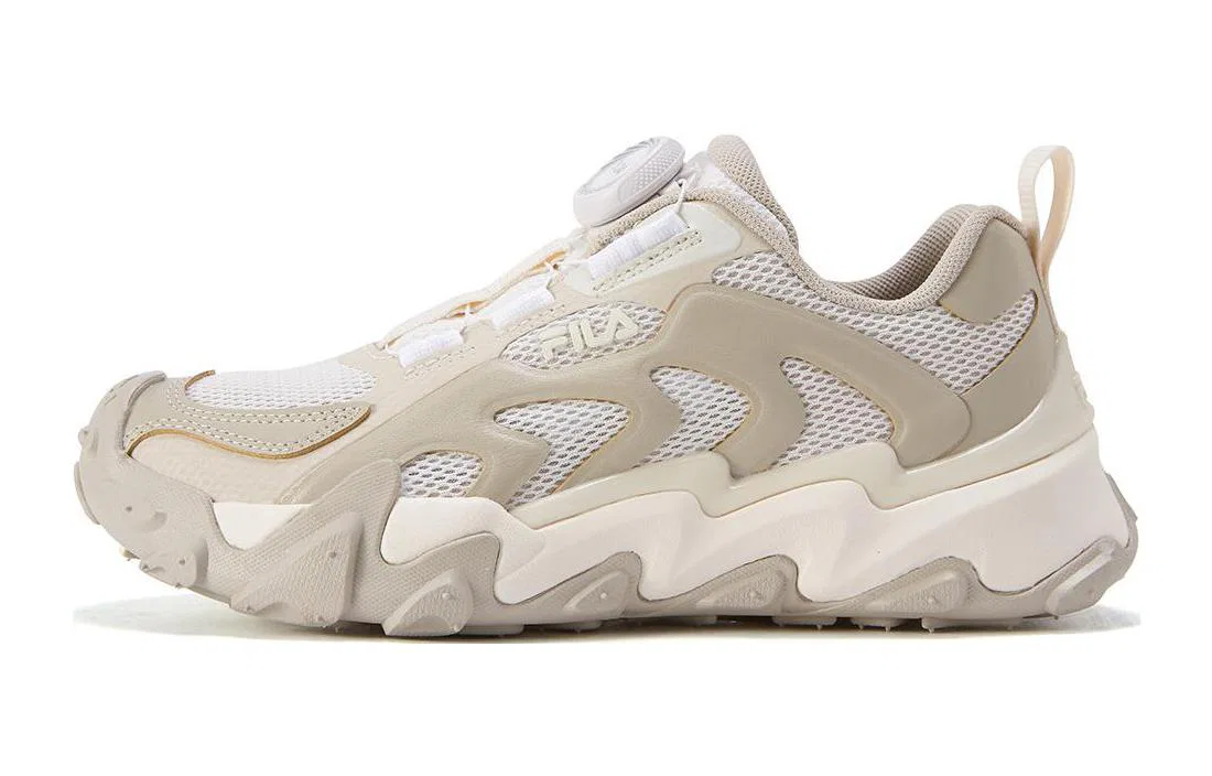 Детские кроссовки с амортизацией для активного отдыха Performance Anti Kick Cushioning, FILA KIDS, Birch Cream White
