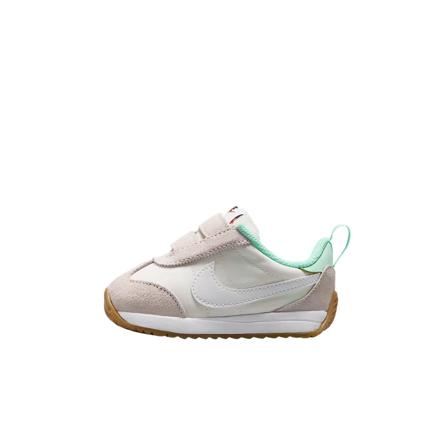 Детские туфли для малышей Nike Pacific, Цвет: Sail White/Rubber Light Brown/Safety Orange/Arctic Green