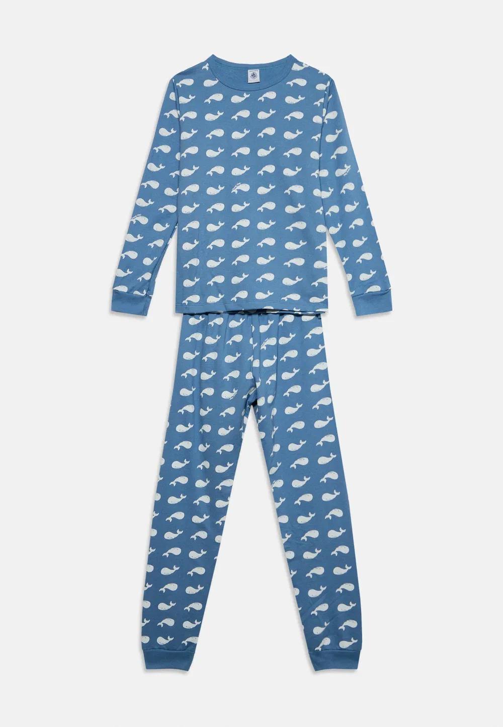 Комплект Petit - пижамный комплект Petit Bateau, Outremer/Marshmallow