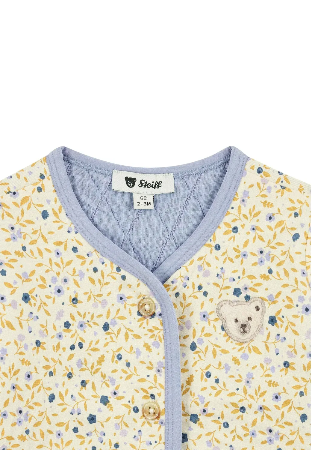 Трикотажная куртка woof & fluff, gefüttert, Whatiert - легкая куртка Steiff, Whitecap Gray — фото 3