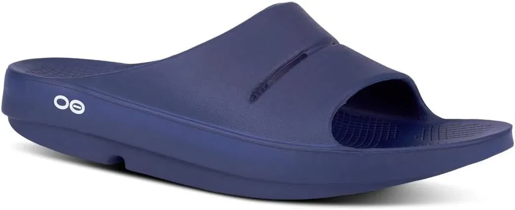 Мужские спортивные и уличные сандалии OOFOS OOcloog, Blue Navy
