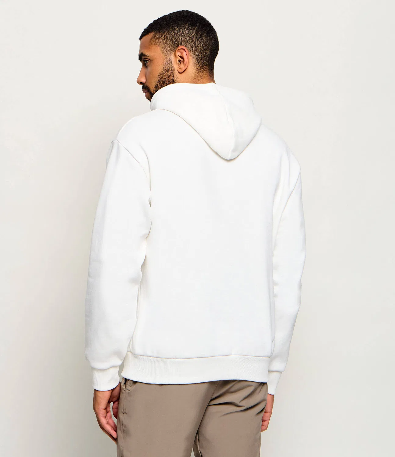 Худи свободного кроя Lacoste, Bianco — фото 3