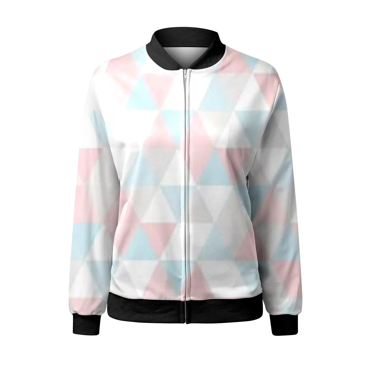 Женская куртка-бомбер с принтом, модель Pilot Jacket College, d — фото 4