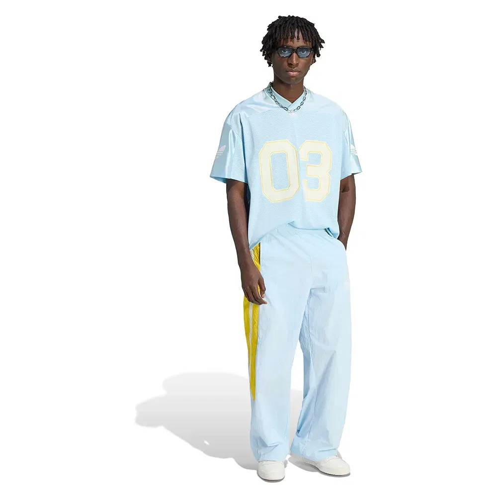 Мужская футболка с V-образным вырезом Adidas Originals FB, Blue — фото 4