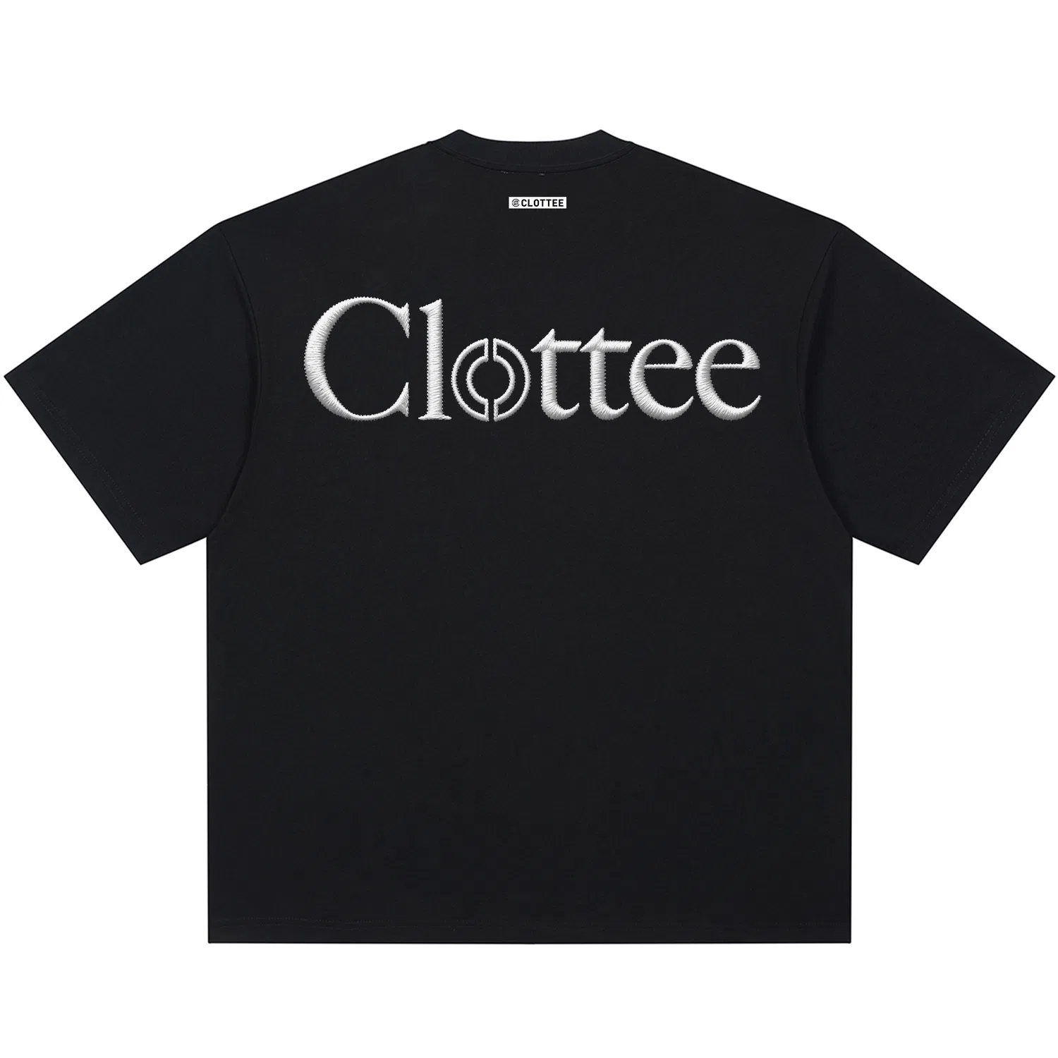 Детская футболка с круглым вырезом, свободного кроя CLOT, White Heather Gray — фото 3