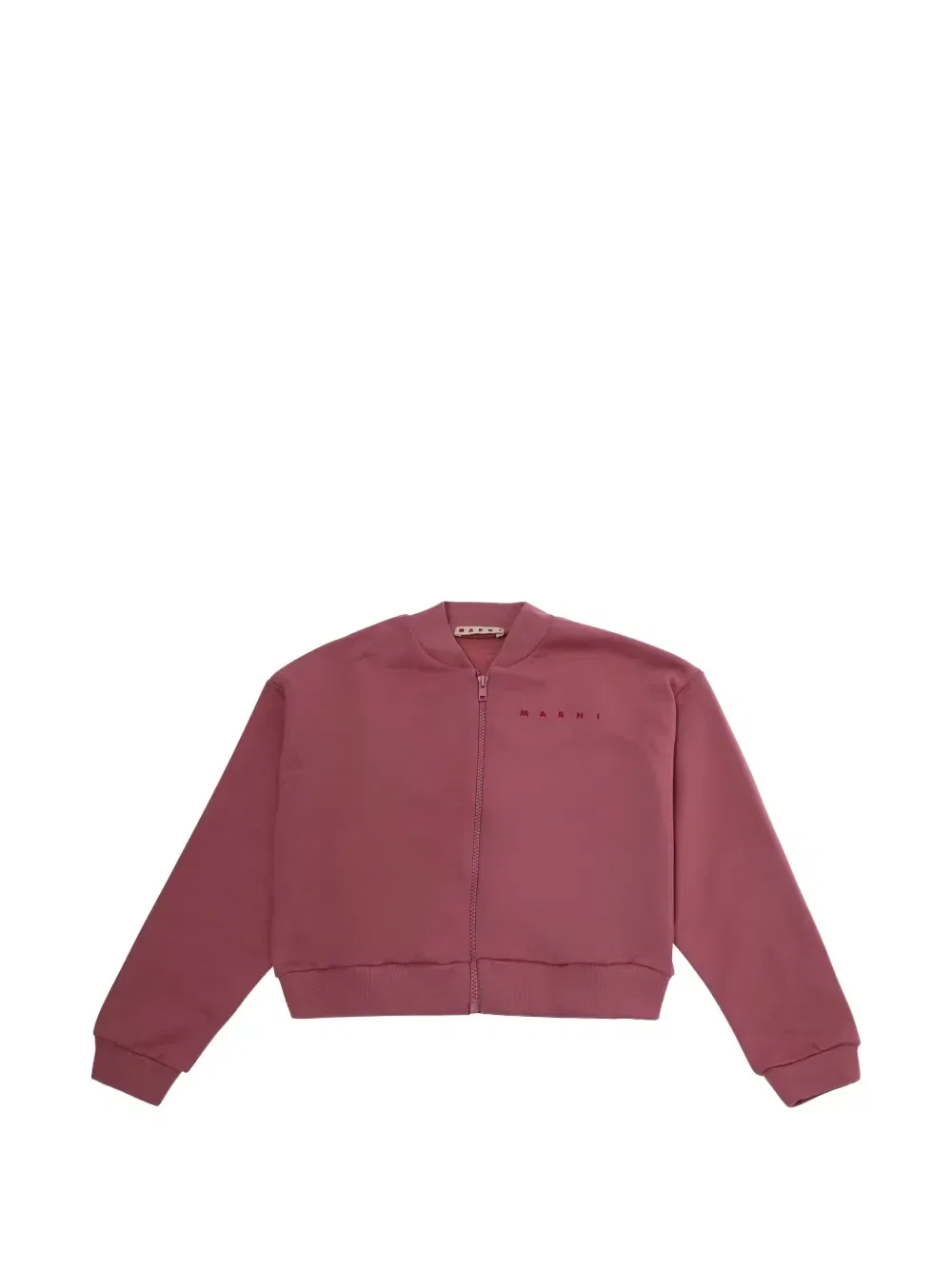 Худи на молнии Marni Kids, розовый