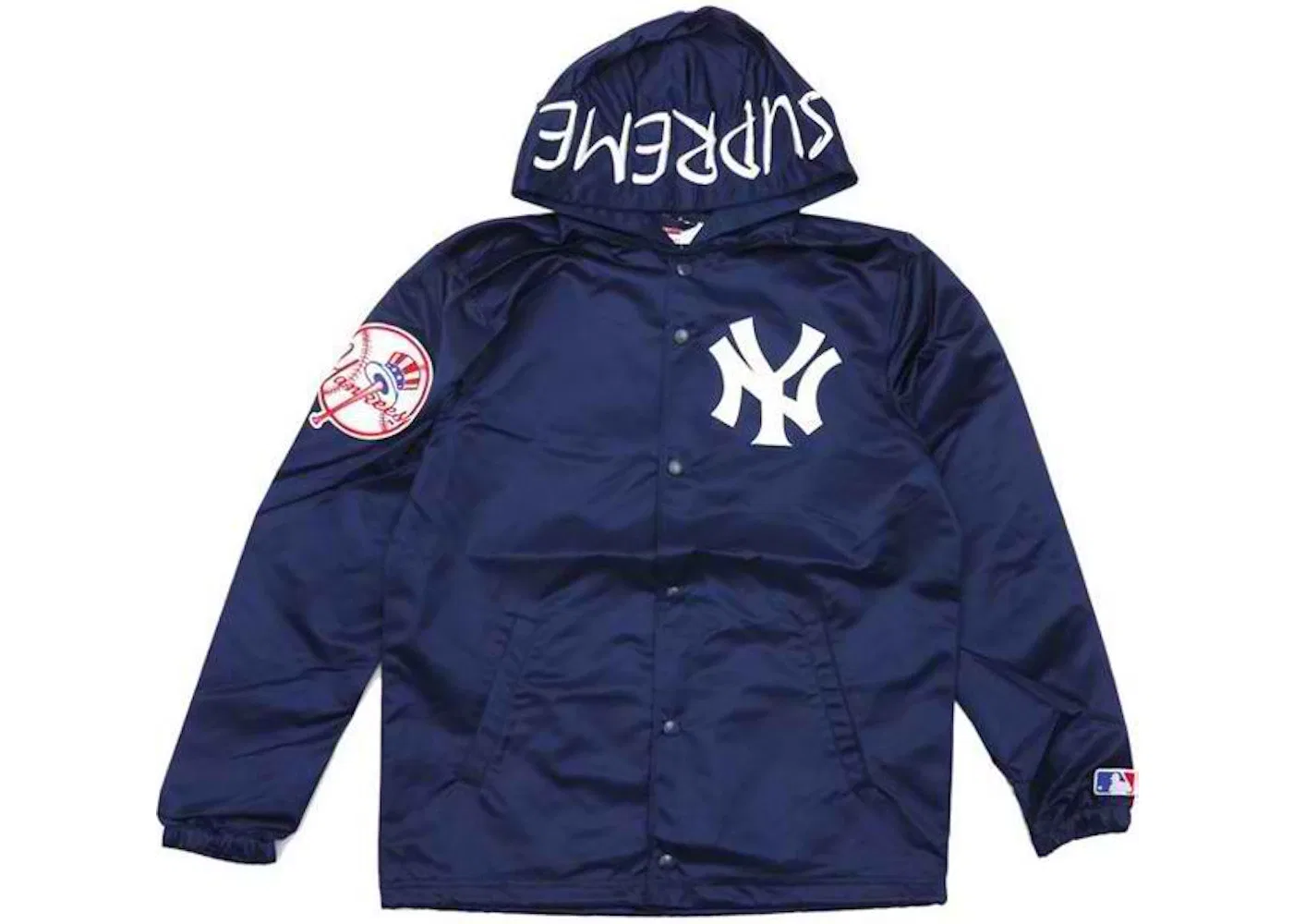 Мужская куртка с капюшоном из сатина Jacket Supreme, Navy