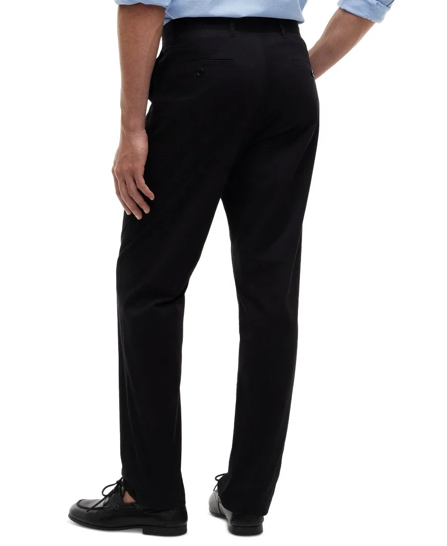 Брюки чинос из стрейч-хлопка, Regular Fit Tommy Hilfiger, Black — фото 4