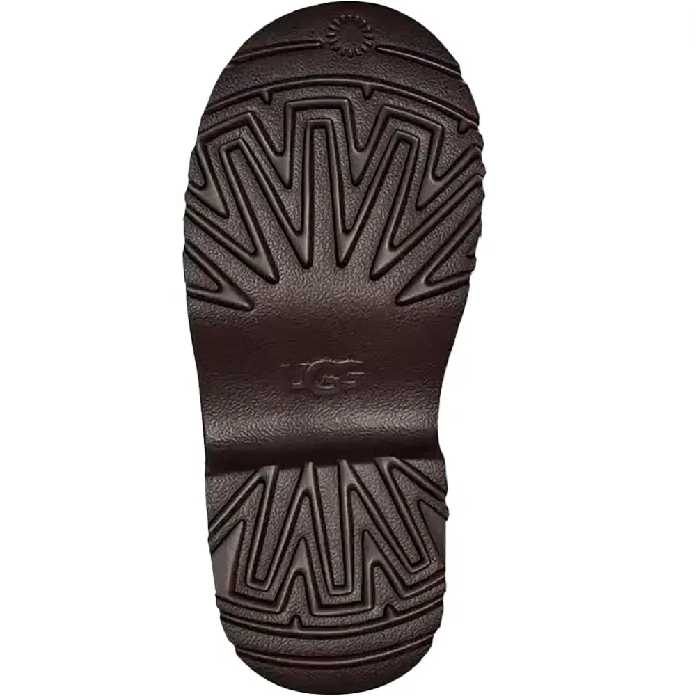 Детские ботинки для девочек с платформой Classic Ultra Mini New Heights Ugg, Black — фото 2