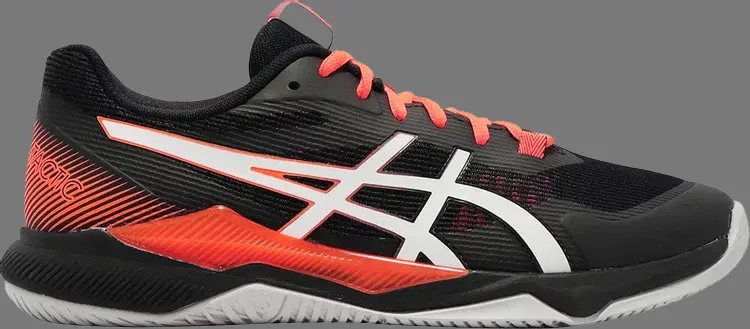 

Кроссовки gel tactic 'black shocking orange' Asics, черный