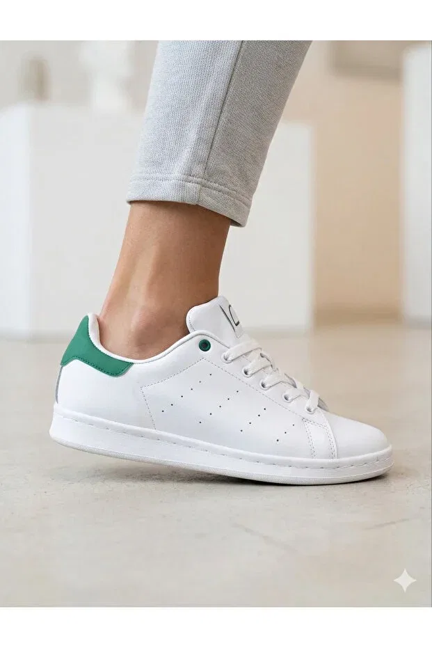 Детские кроссовки повседневные с ортопедической стелькой Cool, White Green