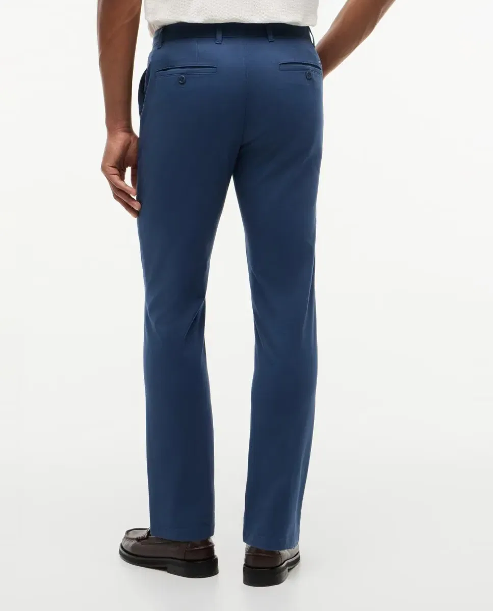 Мужские классические брюки чинос с зауженным кроем Denton Slim Tommy Hilfiger, Azul Índigo — фото 3