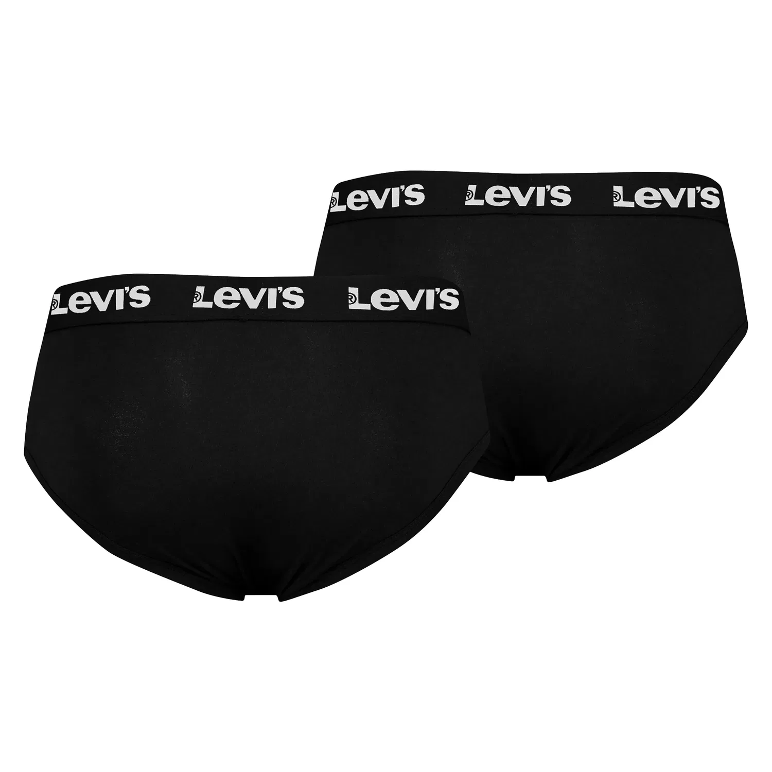 Трусы комплект 2 шт с логотипом Repeat Logo Levis, черный — фото 2