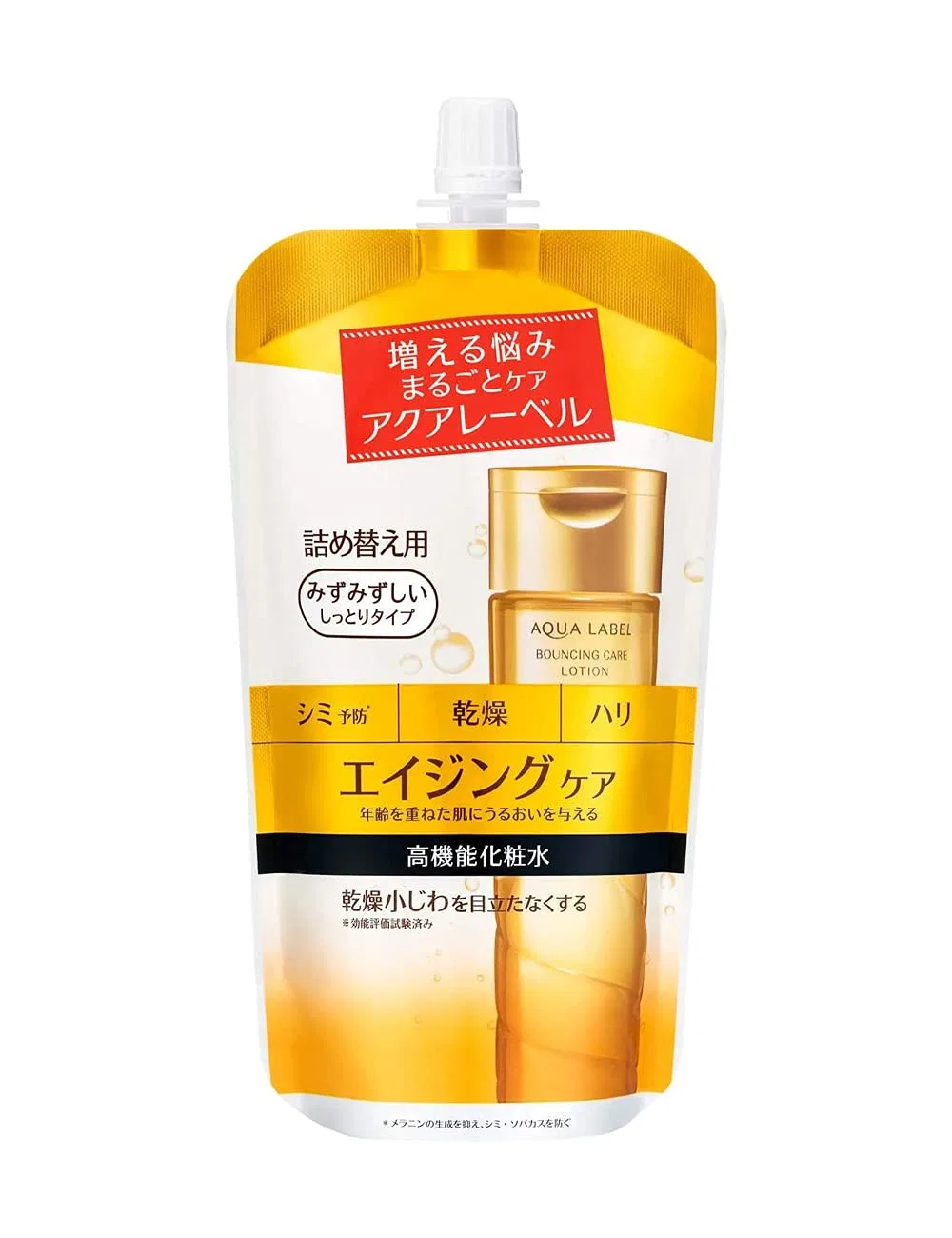 Лосьон Bouncing Care Lotion Aqualabel, 180 мл, Moist アクアレーベル(Aqualabel)