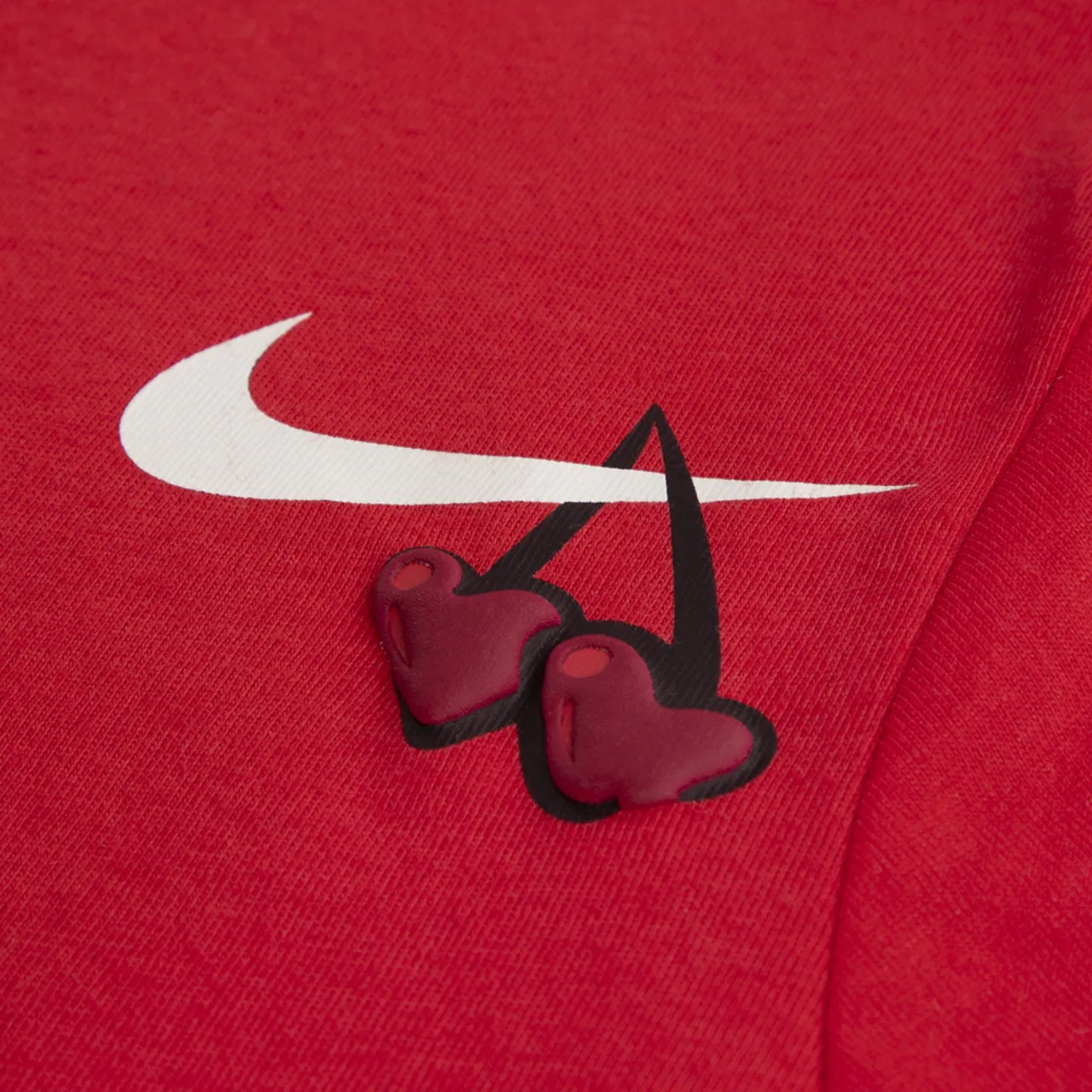 Футболка для девочек Cherry Ringlet Nike, красный/белый — фото 3