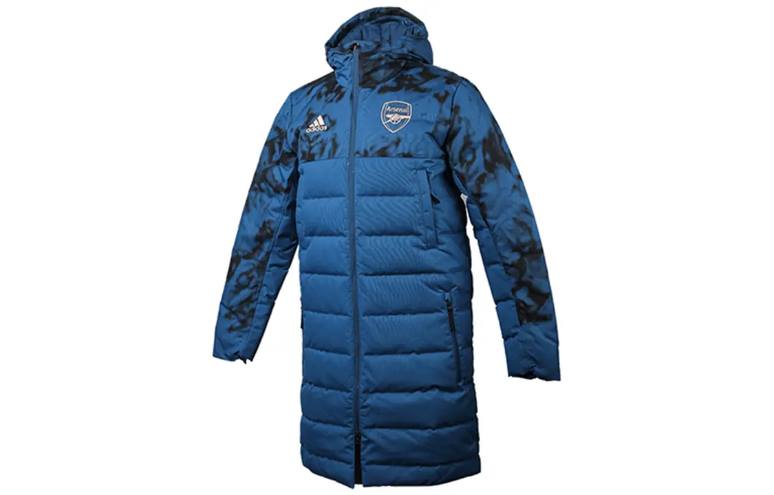 

Пуховик мужской синий Adidas, синий