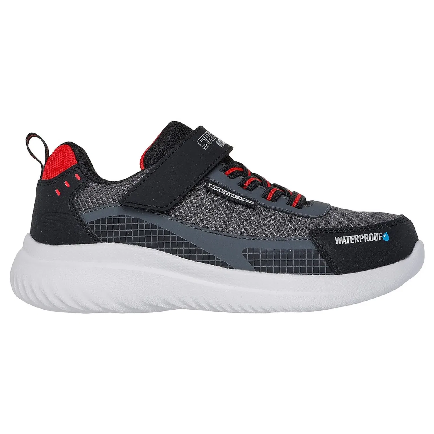 Детское легкие кроссовки-треккинги BOUNDER 2.0 Skechers, Black-Gray — фото 3