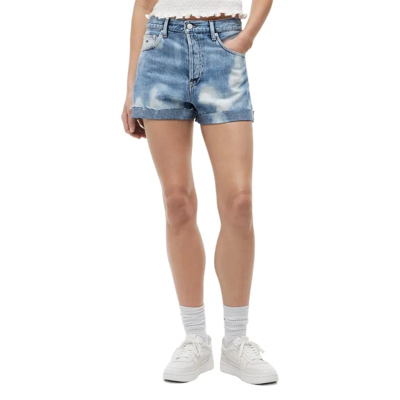 Женские джинсовые шорты с принтом Tommy Hilfiger, Denim Blue 1AB