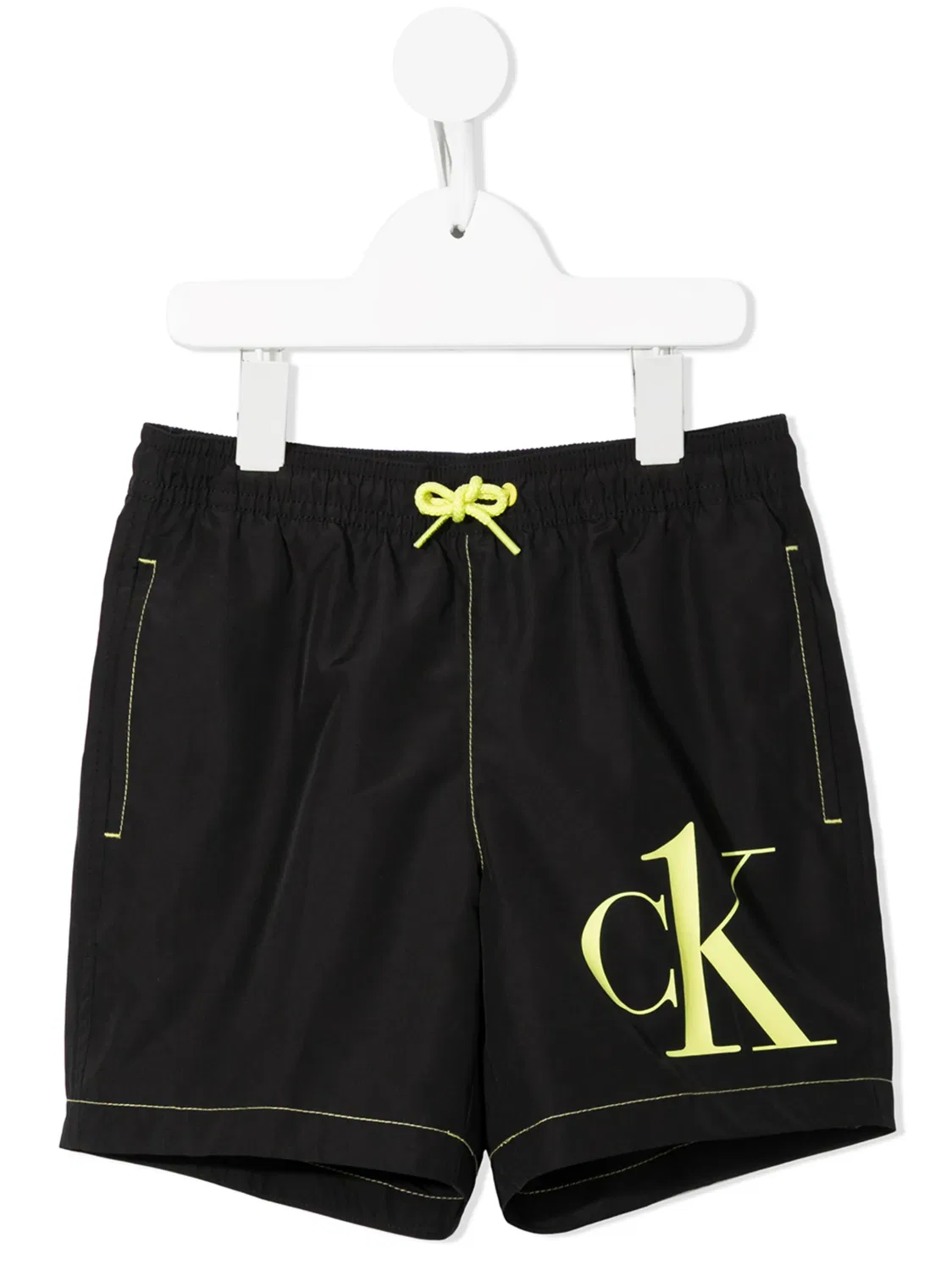 Плавательные шорты с логотипом Calvin Klein, черный