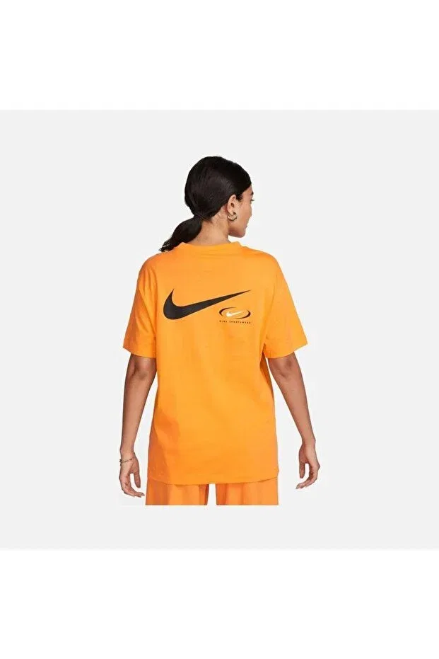 Женская футболка с принтом Sportswear Nike, Orange — фото 2