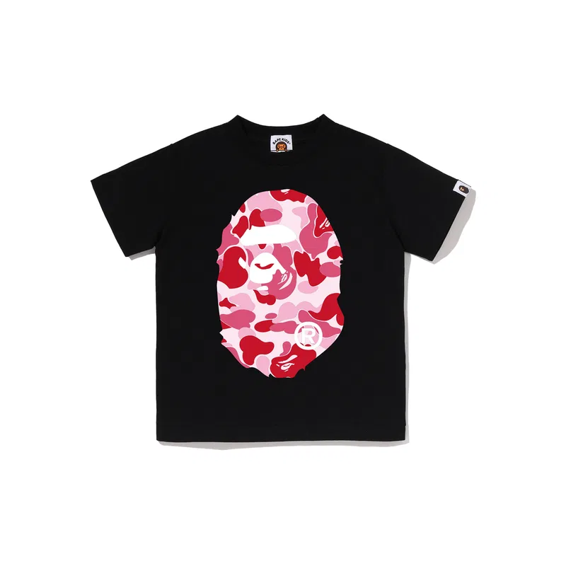 Детская футболка с круглым вырезом A BATHING APE, Black Bk M — фото 3
