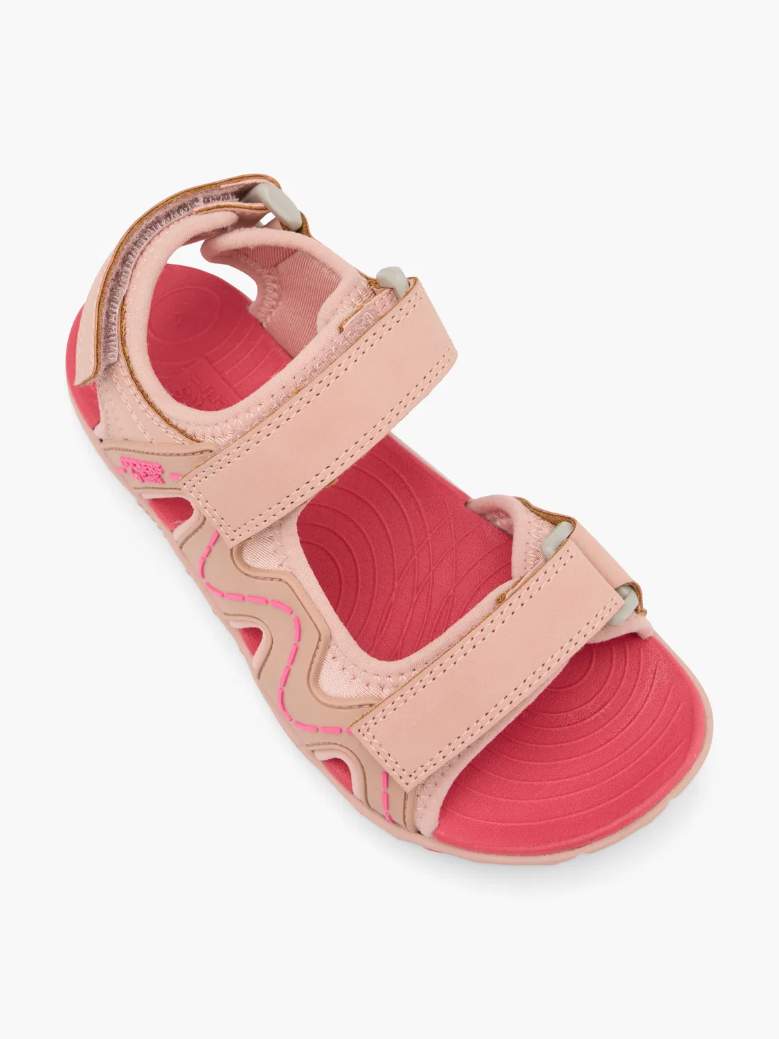 Детские сандалии на липучках Dockers, цвет Rose Gold — фото 2