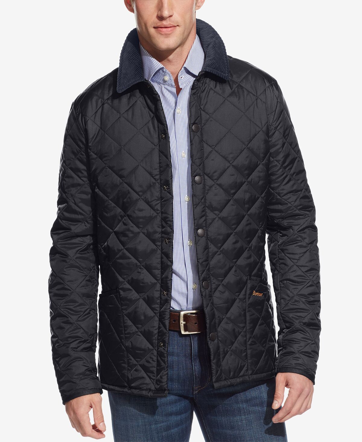 

Мужская стеганая куртка heritage liddesdale Barbour, синий