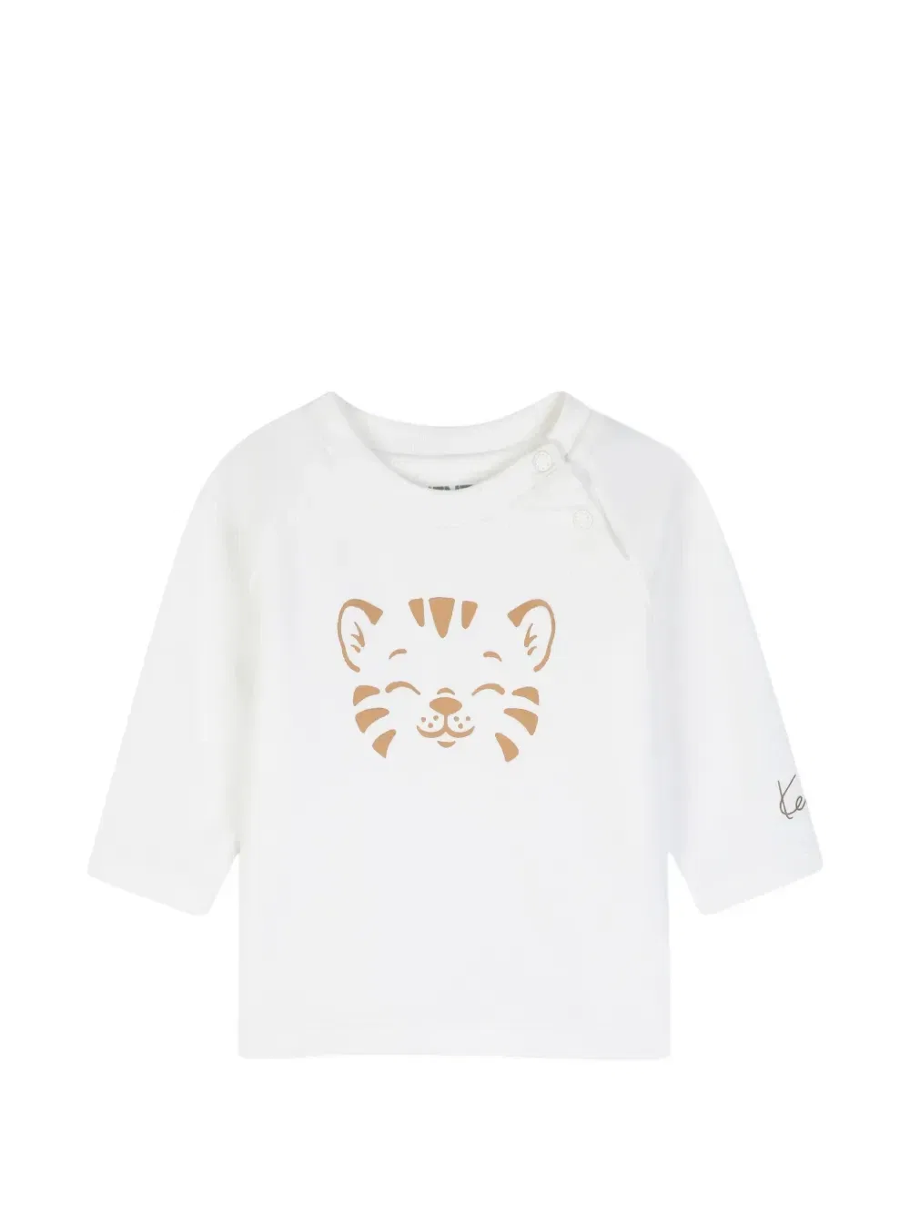 Пижама с длинными рукавами и принтом Kenzo Kids, бежевый — фото 3