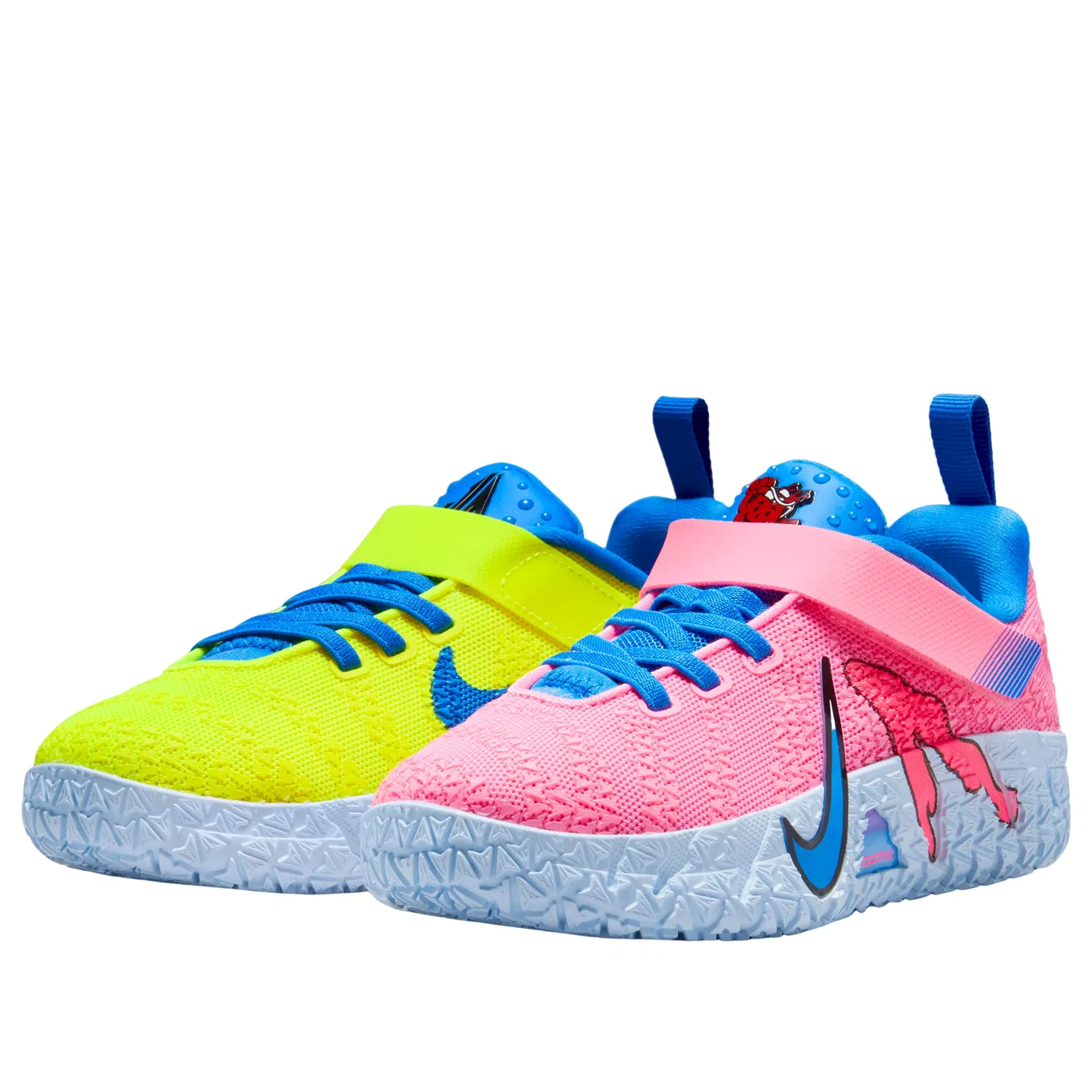 Детские кроссовки для мальчиков с шнуровкой и липучкой Nike Ja 3 Kool Aid, мультиколор — фото 4