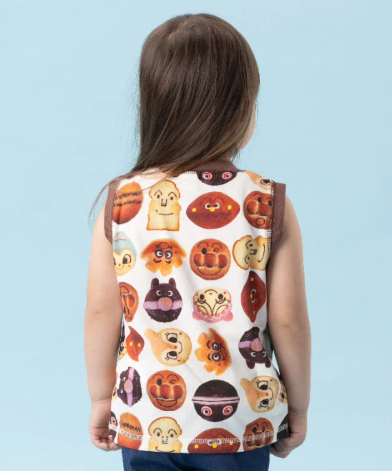 Детский танк-топ с принтом хлеба ANPANMAN KIDS COLLECTION, Off White — фото 2