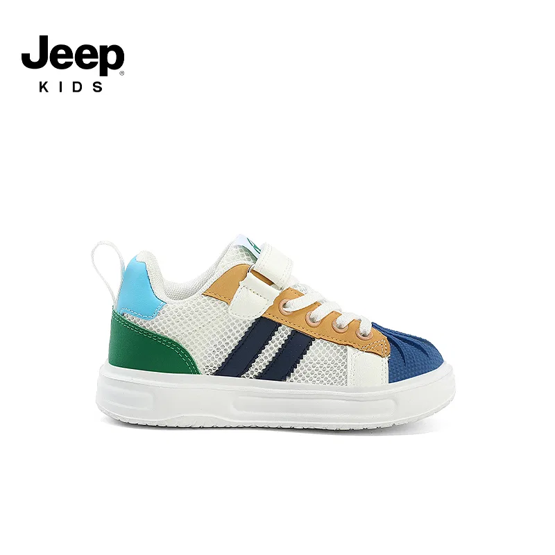 Детские кроссовки для скейтбординга Jeep, White Dark Blue — фото 3